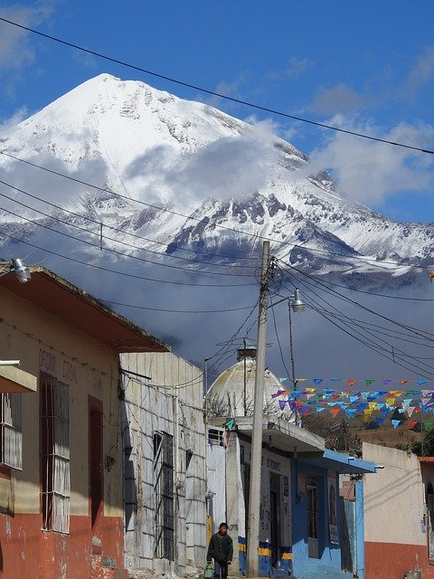 Free download Pico De Orizaba Town Landscape -  free photo or picture to be edited with GIMP online image editor