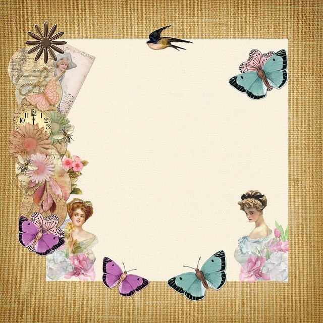 Free download Picture Frame Scrapbook Card -  free illustration to be edited with GIMP free online image editor