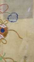 Free download Piece from a Kosode with Partial Decorative Ball (kusudama) free photo or picture to be edited with GIMP online image editor