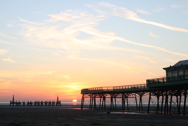 Free download pier seaside sea beach coast free picture to be edited with GIMP free online image editor