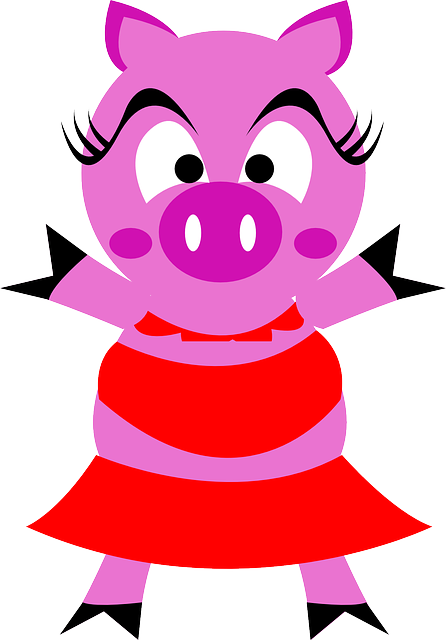 Free download Pig Animal Character - Free vector graphic on Pixabay free illustration to be edited with GIMP free online image editor