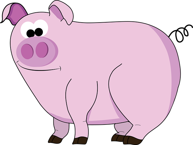 Free download Pig Pink Animal -  free illustration to be edited with GIMP free online image editor