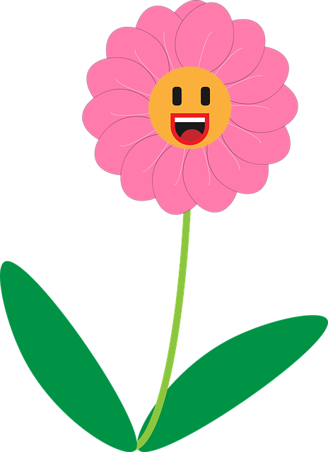 Free download Pink Flower Character - Free vector graphic on Pixabay free illustration to be edited with GIMP free online image editor