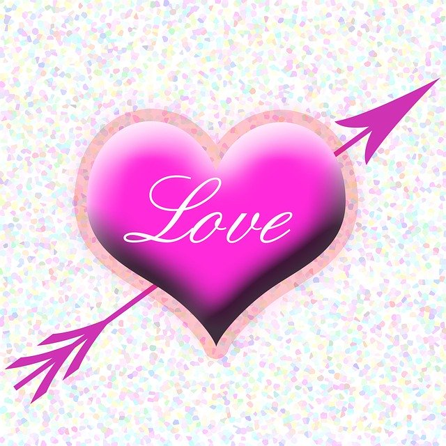 Free download Pink Love Heart -  free illustration to be edited with GIMP free online image editor