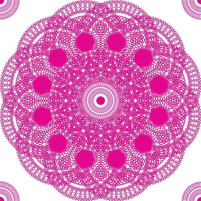 Free download Pink Round Circle -  free illustration to be edited with GIMP free online image editor