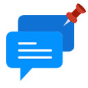 Pin Messenger Convos  screen for extension Chrome web store in OffiDocs Chromium