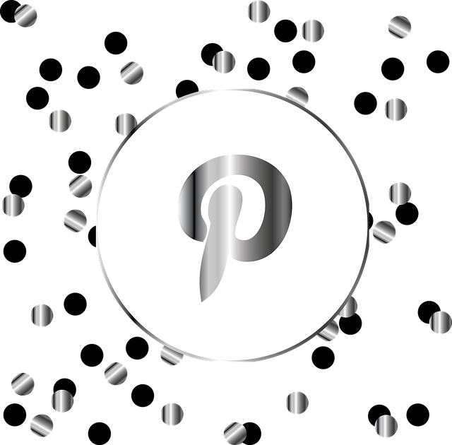 Free download Pinterest Silver Icon -  free illustration to be edited with GIMP free online image editor