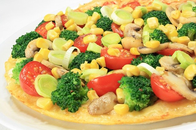 Free download Pizza Broccoli Corn -  free photo or picture to be edited with GIMP online image editor