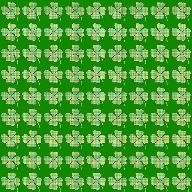 Free download Plaid Shamrocks Clover St -  free illustration to be edited with GIMP free online image editor