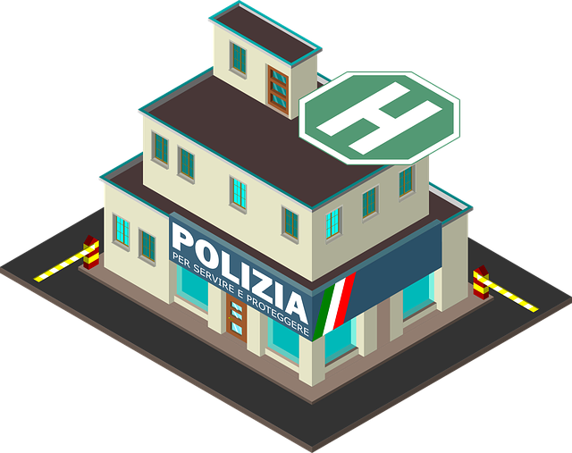 Free download Police Isometric Palazzo - Free vector graphic on Pixabay free illustration to be edited with GIMP free online image editor