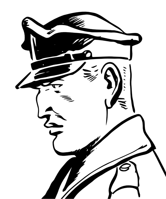 Free download Policeman Retro Hat -  free illustration to be edited with GIMP free online image editor