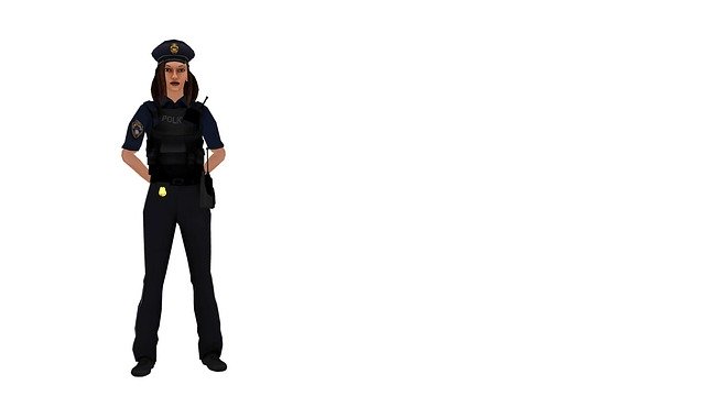 Free download Police Woman Cop -  free illustration to be edited with GIMP free online image editor