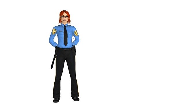 Free download Policewoman Cop Redhead -  free illustration to be edited with GIMP free online image editor