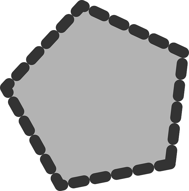 Free download Polygon Dotted Pentagon - Free vector graphic on Pixabay free illustration to be edited with GIMP free online image editor