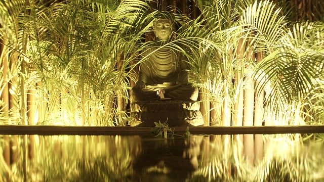 Free download Pool Buddha Vegetation -  free photo or picture to be edited with GIMP online image editor