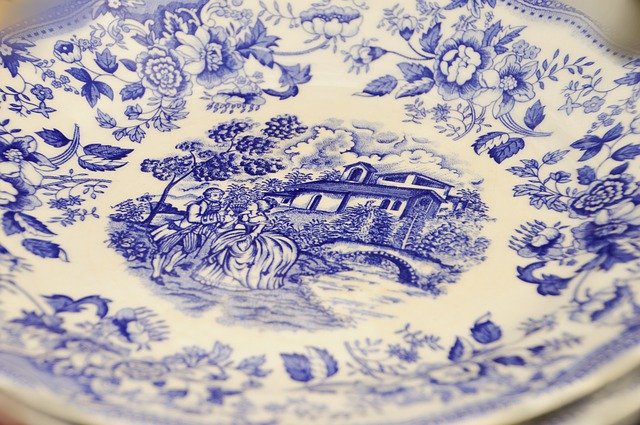 Free download Porcelain Plate Dishes -  free photo or picture to be edited with GIMP online image editor