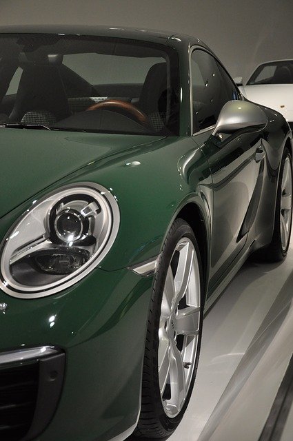 Free download Porsche Green Vehicle -  free photo or picture to be edited with GIMP online image editor