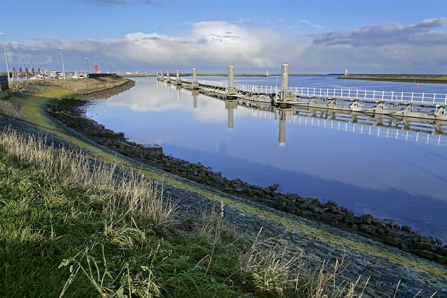 Free download port dyke clouds horizon vista free picture to be edited with GIMP free online image editor