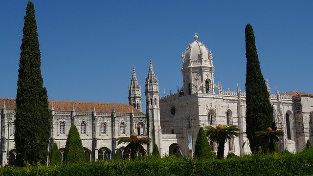 Free download Portugal Lisbon Monastery Tourist -  free photo or picture to be edited with GIMP online image editor