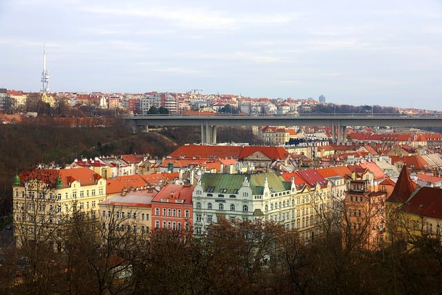 Free download prague city urban bridge houses free picture to be edited with GIMP free online image editor