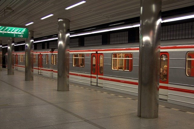 Free download Prague Metro Underground Railway -  free photo or picture to be edited with GIMP online image editor