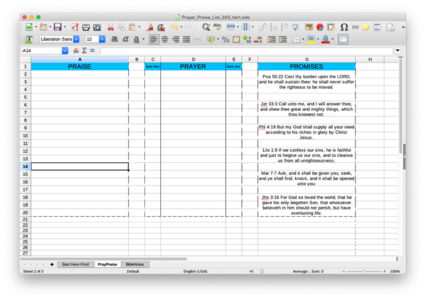 Free template Prayer  Praise List, 3X5 Vertical valid for LibreOffice, OpenOffice, Microsoft Word, Excel, Powerpoint and Office 365