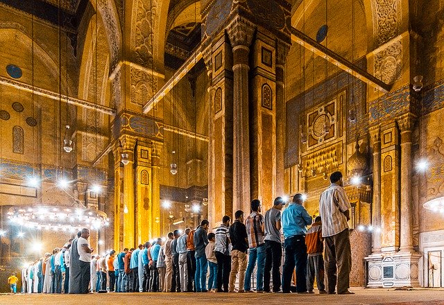 Free download Pray Sultan Hassan Mosque Ramadhan -  free photo or picture to be edited with GIMP online image editor