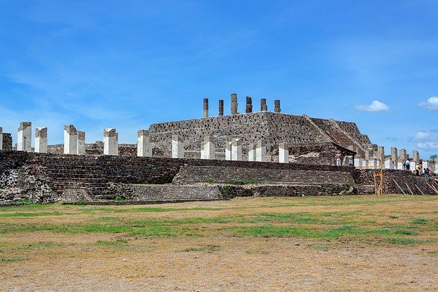 Free download Prehispanic Piramid Mexico -  free photo or picture to be edited with GIMP online image editor