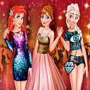 Princess Glittery Party  screen for extension Chrome web store in OffiDocs Chromium