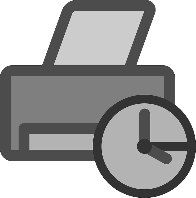 Free download Print Printer Timer - Free vector graphic on Pixabay free illustration to be edited with GIMP free online image editor