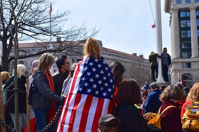 Free download protest flag demonstration people free picture to be edited with GIMP free online image editor