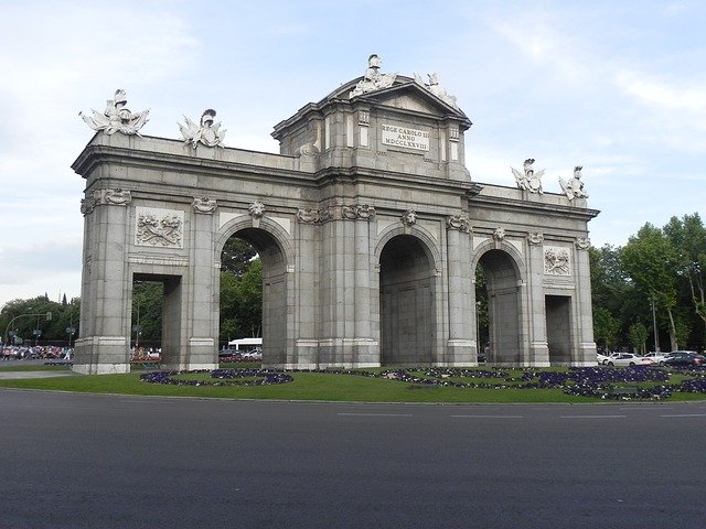 Free download Puerta De Alcalá Madrid Door -  free photo or picture to be edited with GIMP online image editor