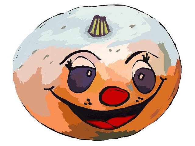 Free download Pumpkins Funny Drawing -  free illustration to be edited with GIMP free online image editor