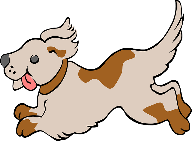 Free download Puppy Happy Running - Free vector graphic on Pixabay free illustration to be edited with GIMP free online image editor