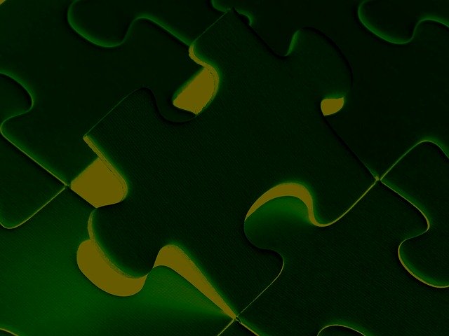 Free download Puzzle Bright Green -  free illustration to be edited with GIMP free online image editor