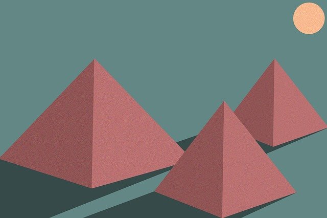 Free download Pyramid Graphic Geometric -  free illustration to be edited with GIMP free online image editor