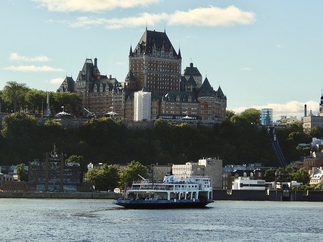 Free download Québec Château Frontenac Quebec -  free photo or picture to be edited with GIMP online image editor