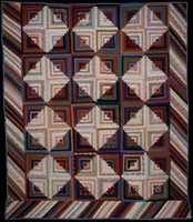 Free download Quilt, Log Cabin pattern, Light and Dark variation free photo or picture to be edited with GIMP online image editor