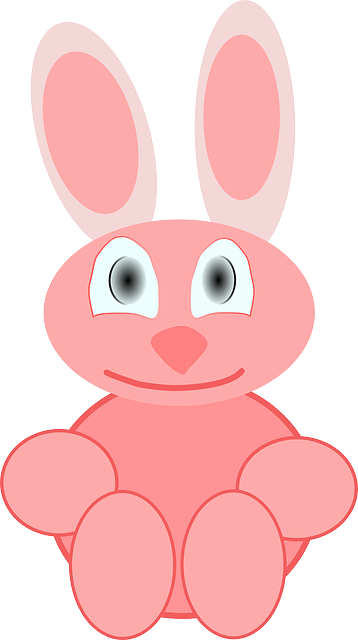 Free download Rabbits Bunny Pink - Free vector graphic on Pixabay free illustration to be edited with GIMP free online image editor