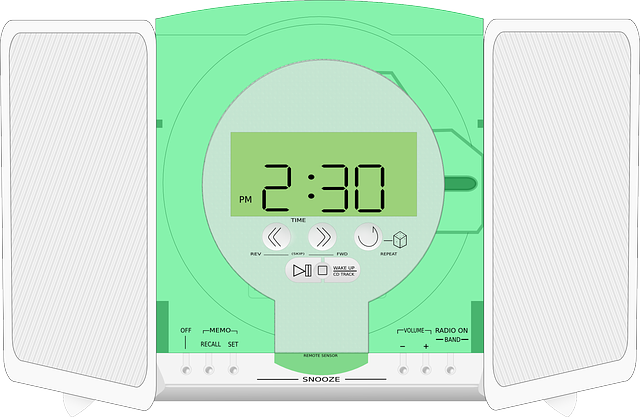 Free download Radio Player Clock - Free vector graphic on Pixabay free illustration to be edited with GIMP free online image editor