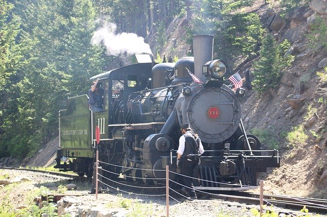 Free download Railroad Colorado Georgetown Loop -  free photo or picture to be edited with GIMP online image editor