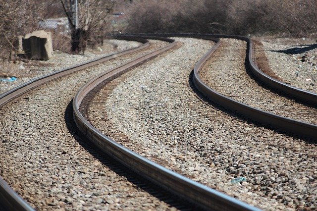 Free download Railroad Tracks Train Rail -  free photo or picture to be edited with GIMP online image editor