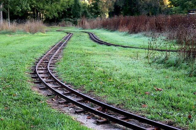 Free download rails meadow landscape countryside free picture to be edited with GIMP free online image editor