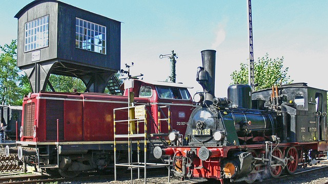 Free download railway museum steam locomotive free picture to be edited with GIMP free online image editor