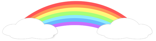 Free download Rainbow Sky Cartoon -  free illustration to be edited with GIMP free online image editor