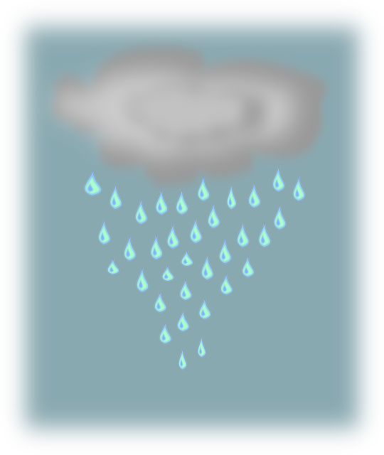 Free download Rain Raindrops Cloud - Free vector graphic on Pixabay free illustration to be edited with GIMP free online image editor