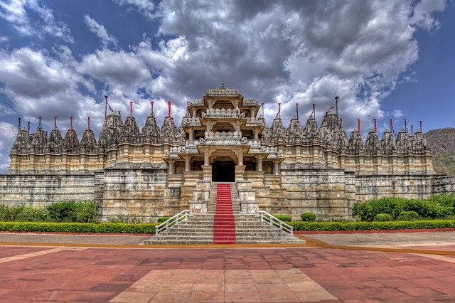 Free download Ranakpur Jain Temple -  free photo or picture to be edited with GIMP online image editor