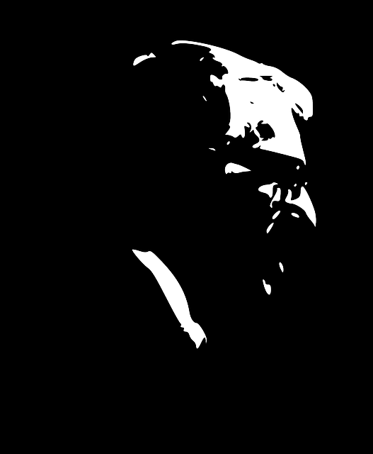 Free download Ray Bradbury Silhouette - Free vector graphic on Pixabay free illustration to be edited with GIMP free online image editor