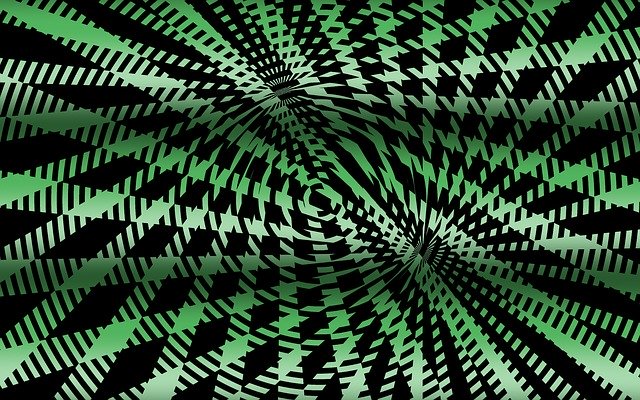 Free download Rays Spirals Green -  free illustration to be edited with GIMP free online image editor