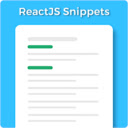 ReactJS Snippets  screen for extension Chrome web store in OffiDocs Chromium